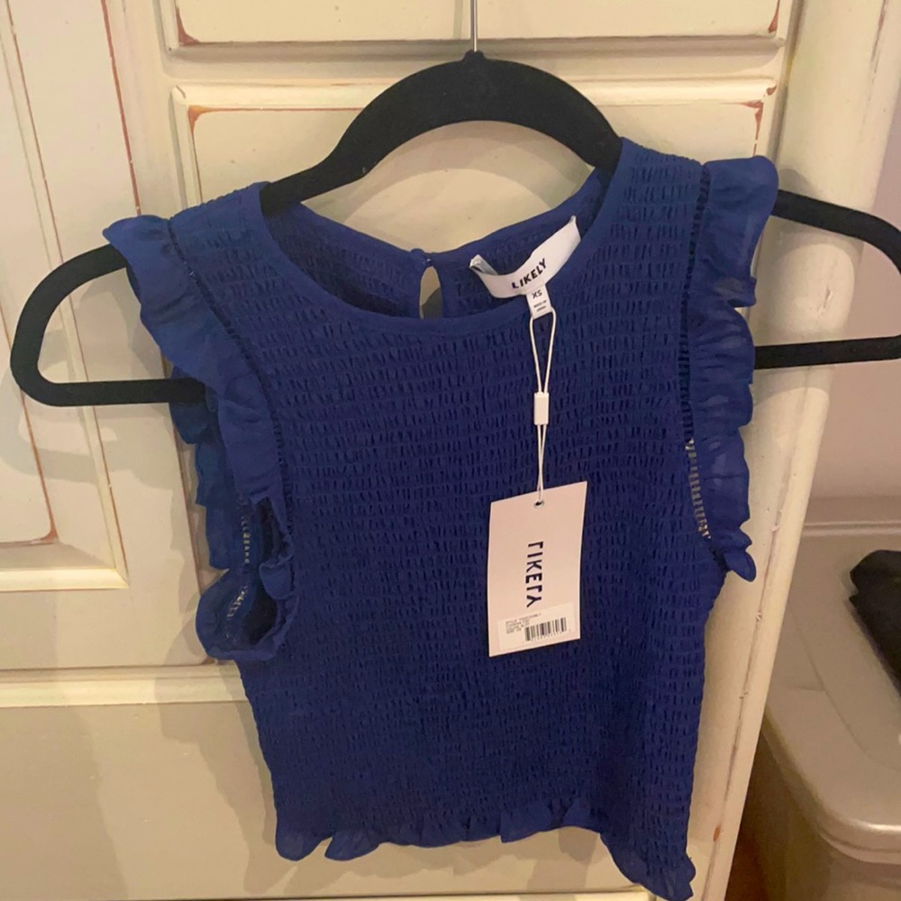 Likely Thomas Top: Blpt, XS, tags still on